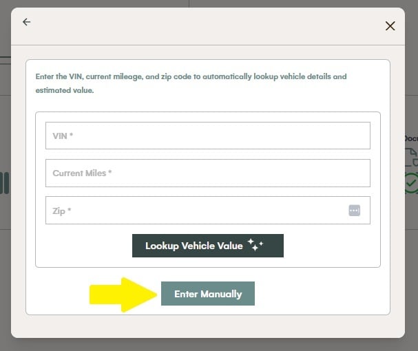 Enter Vehicle Manual